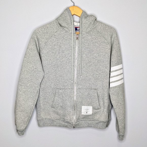 Ag Adriano Goldschmied Tops - AC for AG Gray Zip Up Hooded Sweatshirt Size XL